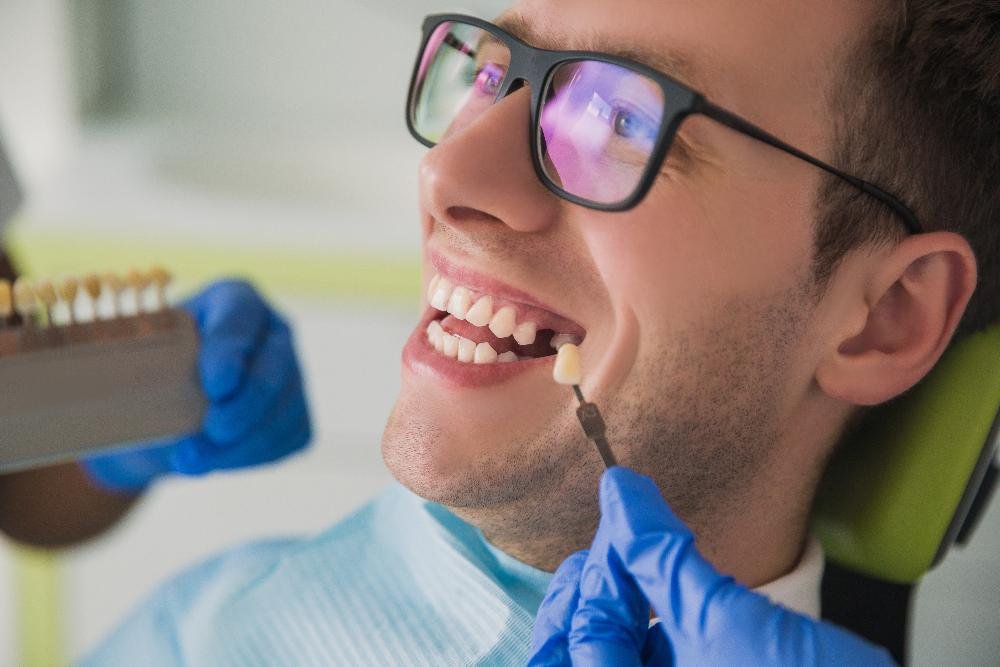 patient with missing tooth smiling | dentist los gatos ca