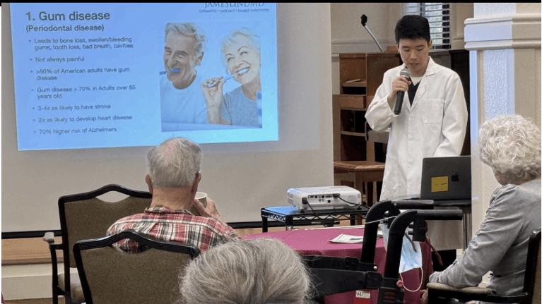 james lin dmd at los gatos community event | dentist los gatos ca